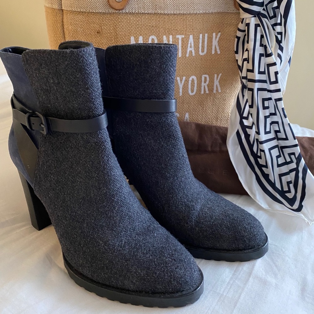 Jenna Color block bootie. Elie Tahari.